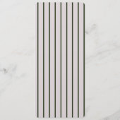 Dusty Pink and green Letter Wedding Menü Menükarte (Rückseite)