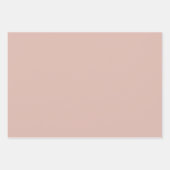 Dusty Pink Arabesque Design Geschenkpapier Set (Vorderseite 3)