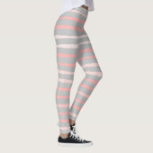 Dusty Pink Bio Stripes Leggings (Rechts)