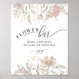 Dusty Pink Blume | Boom-Bar Poster