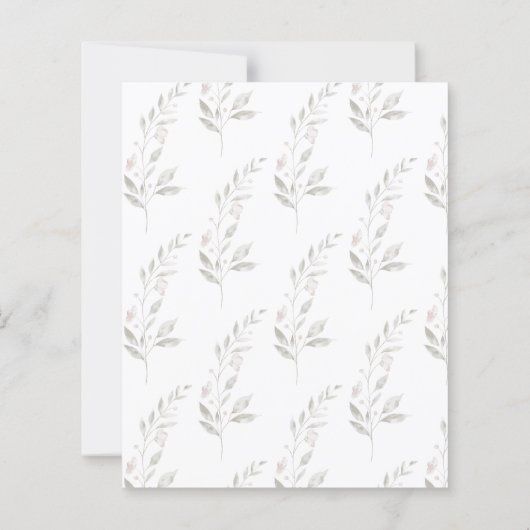 Dusty Pink Blume | BRAUTPARTY | Beratung (Rückseite)