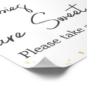 Dusty Pink Blumengrün Babies sind süß Poster (Ecke)