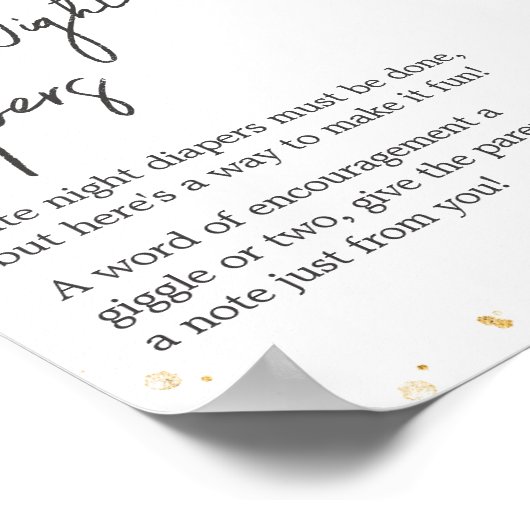 Dusty Pink Blumengrün Spätnachtsdüster Poster (Ecke)