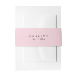 Dusty Pink Blush Wedding Einladung Bly Band