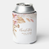 Dusty Pink Boho Pampas Grass | BRAUTPARTY Dosenkühler (Kanne Rückseite)