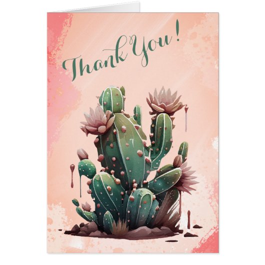 Dusty Pink Cactus Blooms (Vorne)