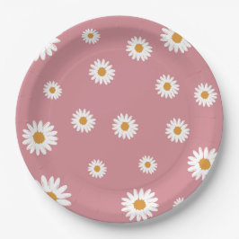 Dusty Pink Daisy Theme Paper Teller