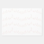 Dusty Pink Eid Mubarak Masjid Muster Design Geschenkpapier Set (Vorderseite 2)