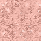 Dusty Pink Elegant Viktorianisch Damask Geschenkpapier