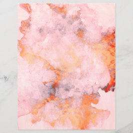 Dusty Pink Fire Copper Granit Scrapbook Papier