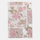 Dusty Pink Floral Patchwork Küchentuch (Vertikal)