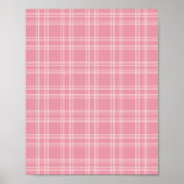 Dusty Pink Gingham 02 Poster (Vorne)
