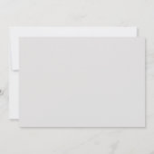 Dusty Pink Grey White Marble Save the Date Hochzei Einladung (Rückseite)