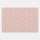 Dusty Pink Kids Eid Mubarak Geschenkpapier Set (Vorderseite 2)