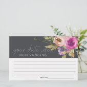 Dusty Pink Lila Date Night Idee Duschenspiel Briefpapier (Stehend Vorderseite)