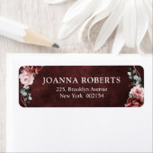 Dusty Pink Mauve Rose Floral Geometric Wedding La (Insitu)