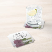 Dusty Pink Mauve Rose Nimm meine Trinkehe nicht. Untersetzer (Vor Ort)