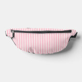 Dusty Pink mit White Stripes Fanny Pack Bauchtasche (Ablage )