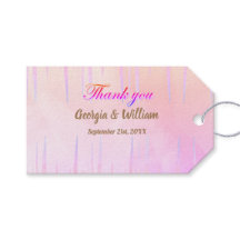 Dusty Pink Peach Icicle Wedding Vielen Dank für Ih