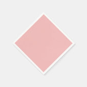 Dusty Pink Peach Vintag Apricot 2015 Color Trend Serviette (Ecke)