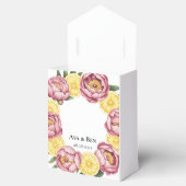 Dusty Pink Peonies and Lemon Wedding Geschenkschachtel (Geöffnet)