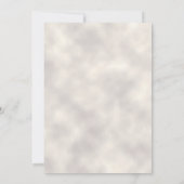 Dusty Pink Peony Floral Gold Shimmer 50. Geburtsta Einladung (Rückseite)