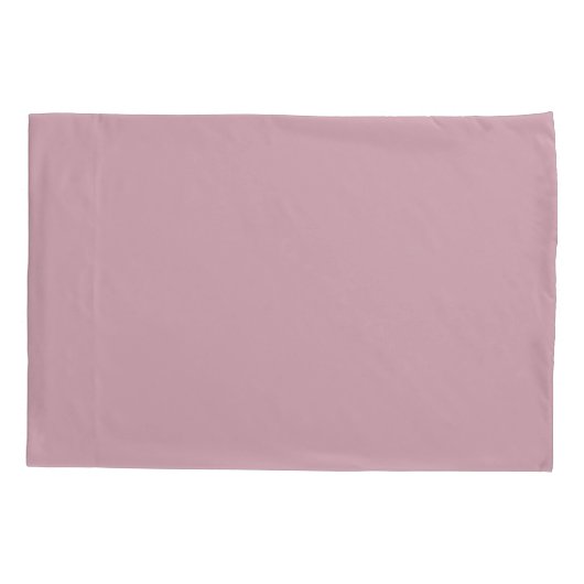 Dusty Pink Pillowcase Kissenbezug (Rückseite-Links)