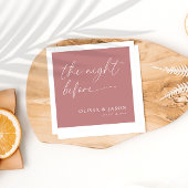 Dusty Pink Probe Dinner Serviette