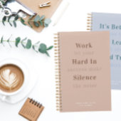 Dusty Pink Quote | Monatliches Monogramm Planer