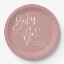 Dusty Pink/Rose Baby Girl Babydusche