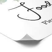 Dusty Pink Rose Es ist ein Mädchen-Baby-Dusche Nah Poster (Ecke)