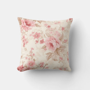 Dusty Pink Rose Floral Kissen