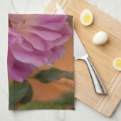 Dusty Pink Rose Geschirrtuch (Viertel Falte)