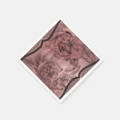 Dusty Pink Rose Golden Traumstrecke Airolo - Glets Serviette (Ecke)