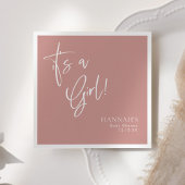 Dusty Pink/Rose Kinderdusche Serviette