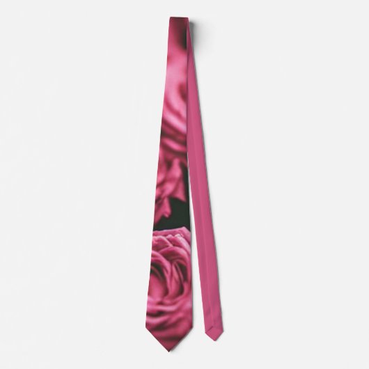 Dusty Pink Rose Neck Tie Krawatte (Vorderseite)