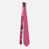 Dusty Pink Rose Neck Tie Krawatte (Rückseite)
