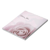 Dusty Pink Rose Notepad Notizblock (Rotiert)