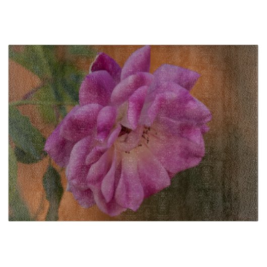 Dusty Pink Rose Schneidebrett (Vorderseite)