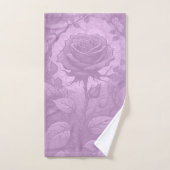 Dusty Pink Roses 3 Badhandtuch Set (Handtuch)