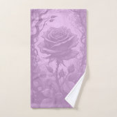Dusty Pink Roses Badhandtuch Set (Handtuch)