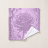 Dusty Pink Roses Badhandtuch Set (Waschlappen)