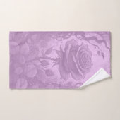 Dusty Pink Roses Badhandtuch Set (Handtuch)