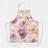 Dusty Pink Roses Schürze (Vorderseite)