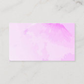 Dusty Pink Roses Watercolor Gift Registry Begleitkarte (Rückseite)