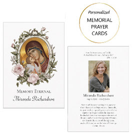 Dusty Pink Roses Wreath Foto Beerdigungskarte Platzkarte