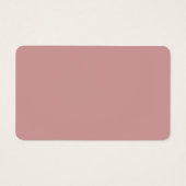 Dusty Pink Simple Drink Ticket Hochzeit Empfang (Rückseite)