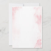 Dusty-pink-Taufeinladung Einladung (Rückseite)