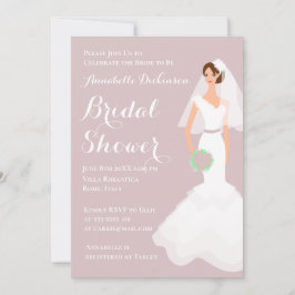 Dusty Pink Thema 2 Einladung