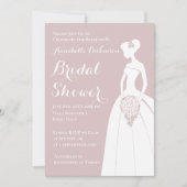 Dusty Pink Theme Einladung (Vorderseite)